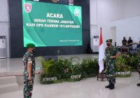 Mantan Dandim Bandar Lampung Isi Posisi Kasi Ops Kasrem 101/Antasari