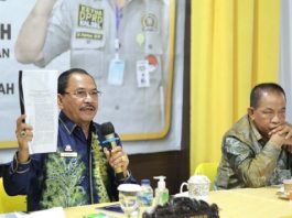 Ketua DPRD Kalsel Supian HK Sosialisasikan Perda ke Partai Golkar