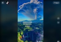 Viral di TikTok Video Semburan Cantik Abu Vulkanik Gunung Semeru Saat Meletus, Netizen Sebut Editan