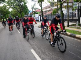 Rayakan HUT, Korem 101/Antasari Gandeng BRI Kalsel Gowes Bersama