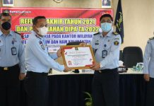 Tutup Tahun, Lapas Karang Intan Terima Dua Penghargaan  Kemenkumham Kalsel