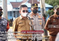 51 Personel Gabungan Diberangkatkan ke Pulau Sembilan Kotabaru Bantu Korban Longsor