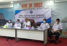 483 Pasien Masuk Layanan Rehabilitas BNNP Kalsel di 2021