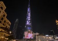 Gila! Burj Khalifa Dubai Setinggi 828 Meter Disulap Army Saat V BTS atau Kim Taehyung Ulang Tahun