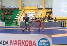Absen Gulat Lantaran Pandemi, 111 Pegulat se Kalimantan Kembali Adu Fisik di Turnamen Gulat U-15 se Kalimantan di Banjarmasin