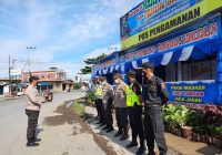 Pengamanan Nataru, Polres Tanah Laut Bangun Pos Pengamanan di Simpang Tiga Nusa Indah Batibati