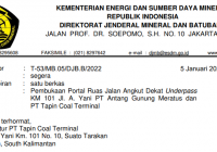 Kementerian ESDM Minta Direktur PT TCT Buka Portal Km 101 Suato Tatakan Tapin