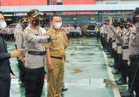 Bintara Remaja Angkatan ke-46 Polresta Banjarmasin Ikuti Drill Fungsi Teknis