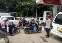 Personel Polres Tabalong Patroli ke SPBU Pasar Panas