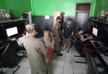 Satpol PP Kota Banjarbaru Sisir Warnet di Jalan Panglima Batur, Temukan Anak Ini