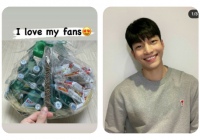 Aktor Wi Ha Jun Dapat Bingkisan Mi Instan Indonesia dari Penggemar, Wi Ha Jun: "I Love My Fans"
