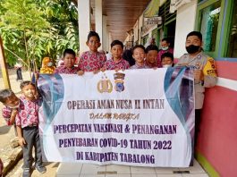 Puluhan Siswa SDN Burum dan Kutam di Bintang Ara Tabalong Jalani Vaksinasi