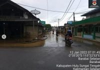 Update Banjir HST Rabu 12 Januari 2022, Air Mulai Surut di Sejumlah Kawasan