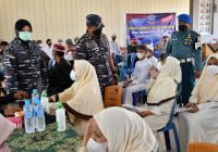 Lanal Banjarmasin Sasar Santri Ponpes Darul Ilmi Banjarbaru untuk Divaksin