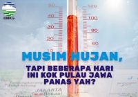 Musim Musim Hujan Tapi Kok di Pulau Jawa Panas? ini Penjelasan dari BMKG