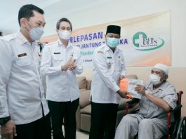 Sukses Jalani Operasi Jantung Terbuka di RSUD Ulin, Paman Birin Lepas Kepulangan Pasien Ini