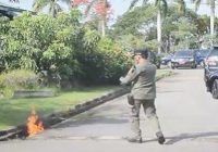 Geger Oknum ASN Ketapang Kalbar Lempar Bom Molotov Saat Pelantikan di Pendopo Bupati