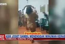 Video Viral ASN Joget Sambil Tenggak Miras, Diketahui ASN Dinas Kesehatan Sumut