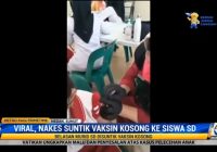 Video Viral Siswa SD Diduga Disuntik Vaksin Kosong, Polda Sumut Periksa Nakes