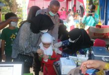 Giliran SDN Jawa 2 Martapura Gelar Vaksinasi Anak