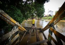 Pasca Banjir, Jembatan Penghubung Desa Pingaran Ilir Diganti Beton