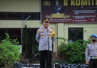 Wakapolresta Banjarmasin Langsung Cek Kehadiran Personel Saat Gelar Apel Pagi