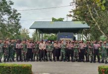 Belasan Bintara Remaja Polres Tabalong Diboyong ke Markas Kompi Yonif 621/Manuntung