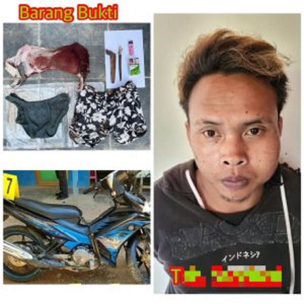 04022022_Pelaku dan barang bukti yang diamankan polisi. (wartabanjar.com-Humas Polres Tabalong)