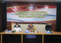 Jaga Situasi Kondusif, Polda Kalsel Gelar Latihan Pra Operasi Jaran Intan