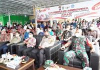 Forkopimda Tanah Bumbu Hadiri Vicon Vaksinasi Covid-19 Serentak Bersama Kapolri