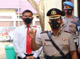Jabat Posisi Wakapolres Seruyan, Kompol Yosep Thomas Tortet Jalani Tes Urine