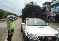 Kendaraan Angkutan Kelebihan Muatan Kena Semprit Satlantas Polres Tabalong
