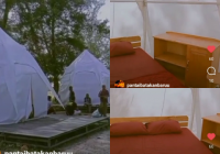 Fasilitas Baru di Pantai Batakan Baru, Dinas Pariwisata Tala Promosikan Glamping Glamour Camping Alias Kemping Mewah Dengan Toilet & Ranjang Empuk di Dalam