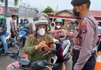 Selama 6 Hari Polres Tabalong Razia Pengendara Belum Vaksin, Libatkan Tim Vaksinator Dinkes