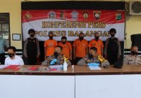 Dua Pekan, Ops Jaran Intan 2022 Polres Balangan Ungkap 4 Kasus Curanmor, Ini Jenis Motor yang Diamankan