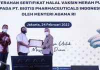 Vaksin Merah Putih Resmi Dapatkan Sertifikat Halal dari Kementerian Agama