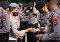 Razia Anggota Polres Tanah Laut Tak Hanya Kelengkapan Identitas, Rambut Juga Diperiksa