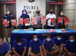 Polres Tanah Laut Musnahkan 100,74 Gram Sabu dan 6 Butir Ekstasi