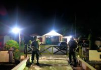 Penjagaan Mako Polsek Cerbon Batola Diperketat, Dua Anggota Jaga Pintu Masuk
