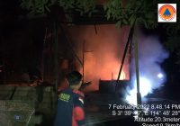 Satu Rumah Terbakar di Desa Kaitkait Bati-Bati Tanah Laut