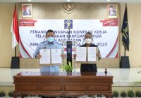 Pemberian Bantuan Hukum Kepada Masyarakat Miskin, Kanwil Kemenkumham Kalsel Tandatangani MoU dengan 7 LBH