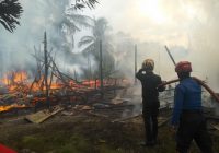 Kebakaran di Desa Sungai Riam RT 2 Pelaihari, Diduga Ini Penyebabnya