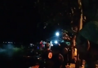 Hingga Malam BPBD dan Relawan Lakukan Pencarian Korban Tenggelam di Marabahan
