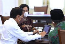 Presiden Jokowi Lakukan Sendiri Lapor SPT Tahunan Secara Online