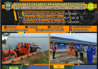 Basarnas Kembali Melakukan Pencarian Speedboat Hilang di Perairan Tanjung Sebau Kotabaru