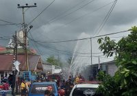 Kapolresta Sampaikan Terima Kasih kepada Relawan dan BPK yang Padamkan Api di Aspol Bina Brata