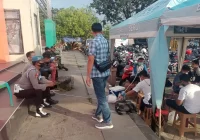 Polsek Murung Pudak Sambangi Ruang Publik Sosialisasi Penerimaan Anggota Polri, Cek Caranya di Sini