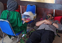 Wakapolres Tala Berikan Darah untuk Peringati HUT Ke-20 BNN