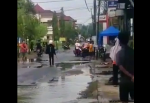 Viral, Saat-saat Begal Dihujani Tembakan Hingga Tersungkur ke Aspal