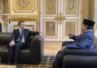 Menhan Prabowo Subianto Temui Presiden Prancis Emmanuel Macron di Istana Élysée